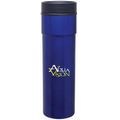 16 Oz. Blue Como Stainless Steel Tumbler